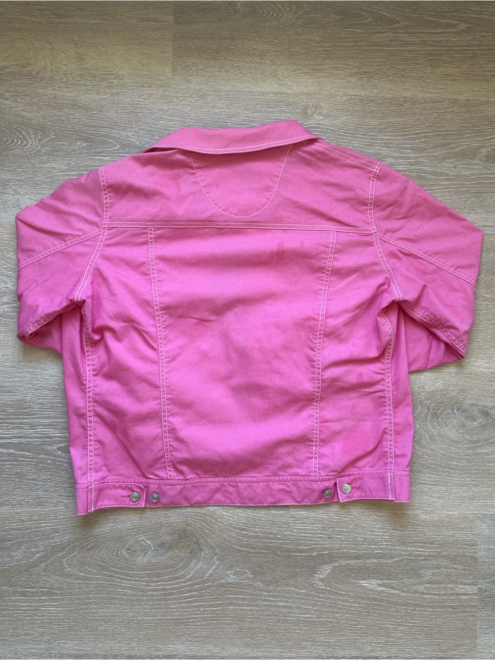 Lilly Pulitzer Pink Denim Jacket - Picture 2 of 4
